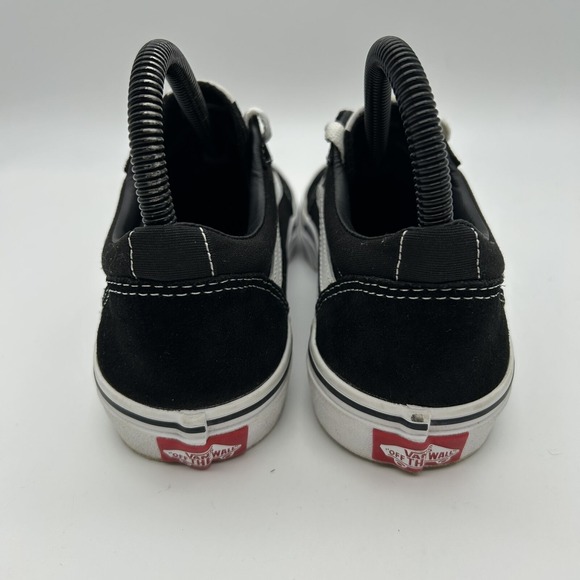 Vans Old Skool Shoes Youth Size 5 Black White Low Top Canvas Lace Up Skate